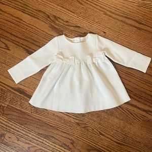 First Impressions White Formal Baby Dress, 12 months